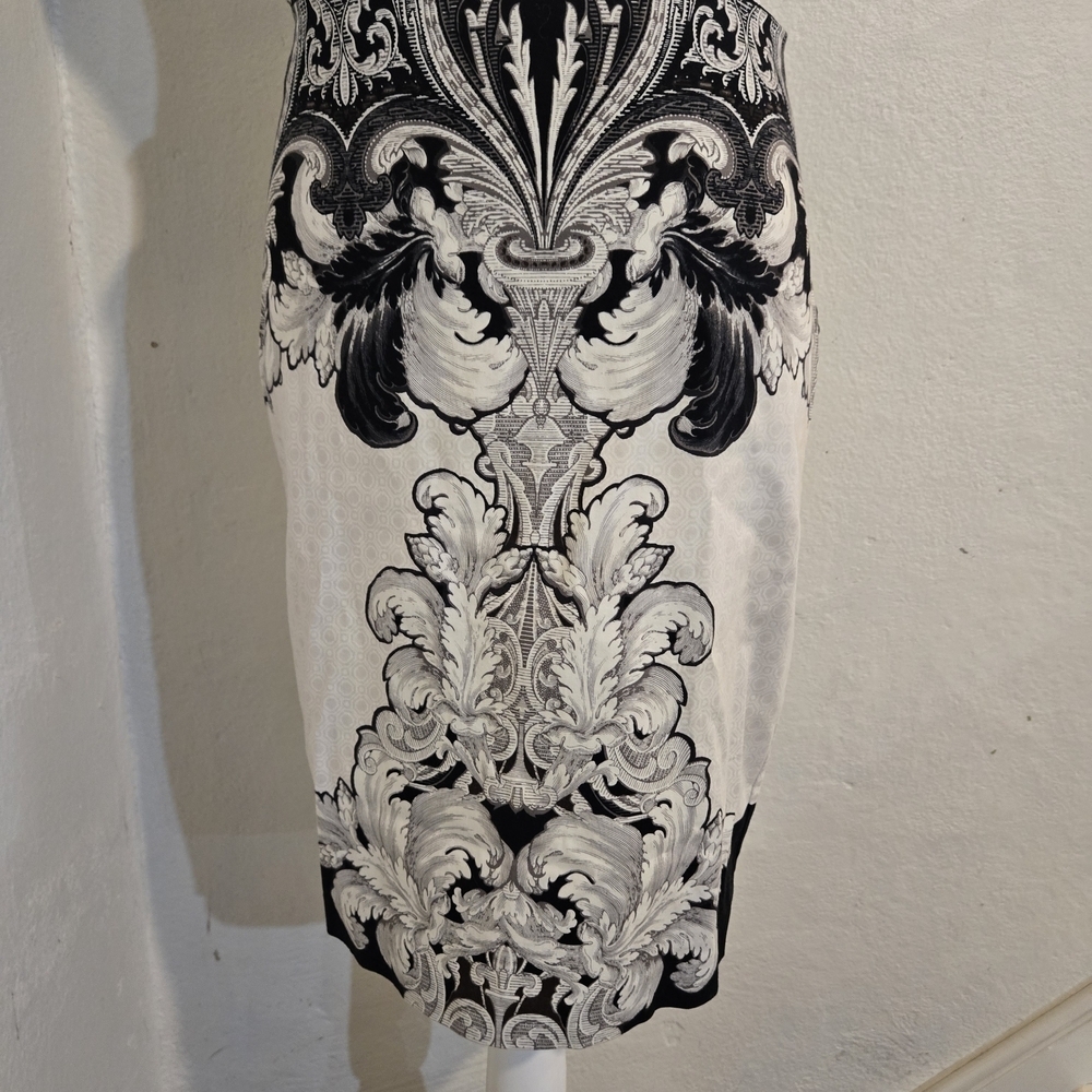 New York & Company Black and White Pencil Skirt Size 0